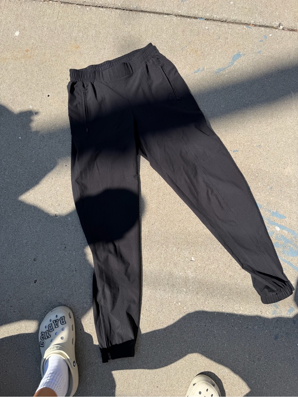 Old Navy Black Jogger Pants - Elastic Waist Casual Trousers